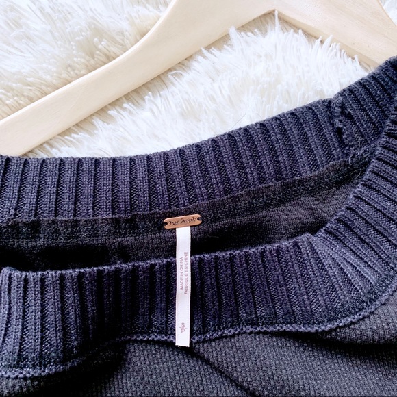 Free People Black Fairground Thermal •NWT• - Picture 5 of 8